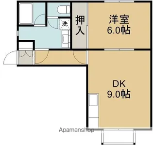 富樫マンションNO2【3階】の間取り